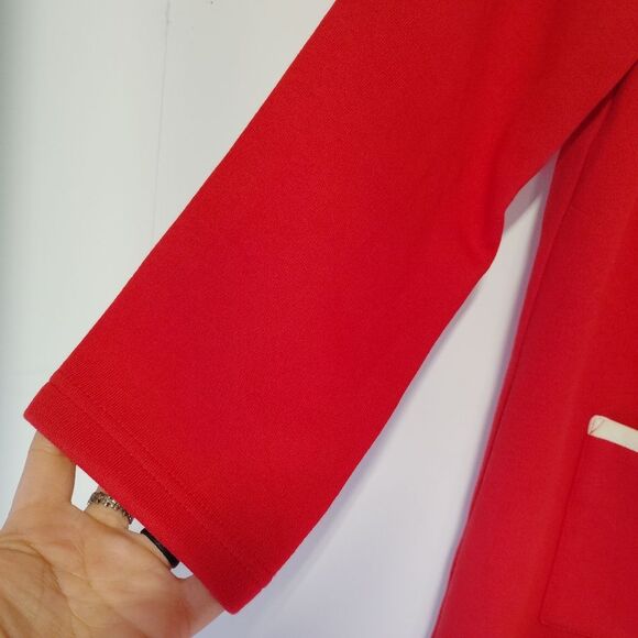 Tuckernuck Francoise Ponte Knit Mini Dress Red XL - Picture 6 of 10